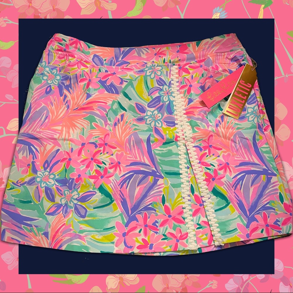 🍃🌸 Lilly Pulitzer Luxletic Daphne Skort 🌸🍃